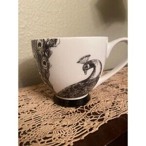 Portobello by Inspire Peacock Bone China Coffee Tea Cup